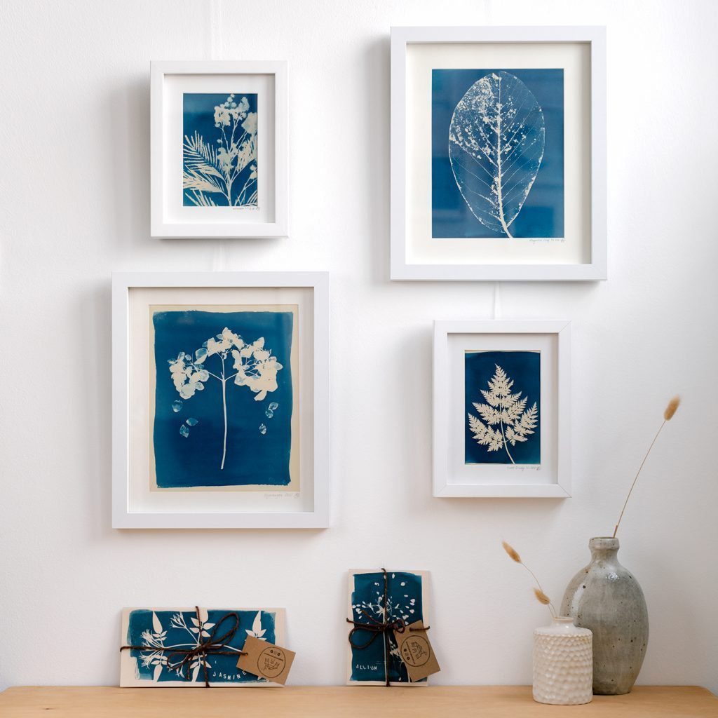 Cyanotype Prints by Creations from the Yurt