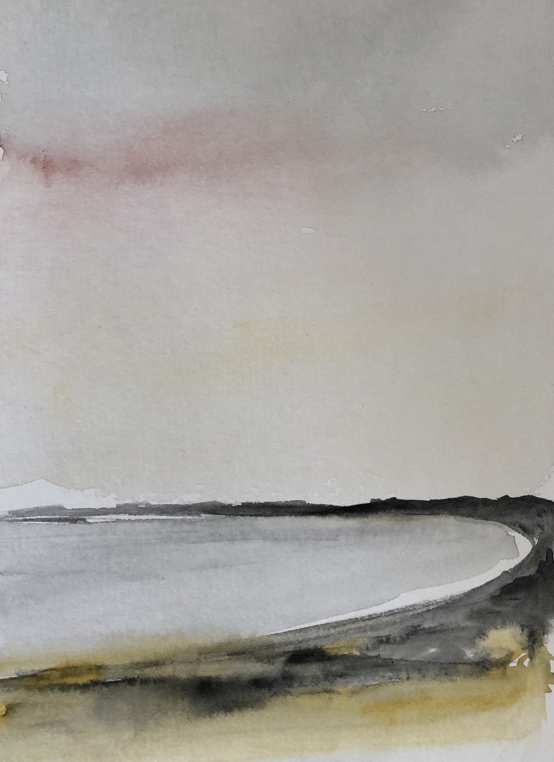 Example watercolour painting by Maggie Cochran for her workshop