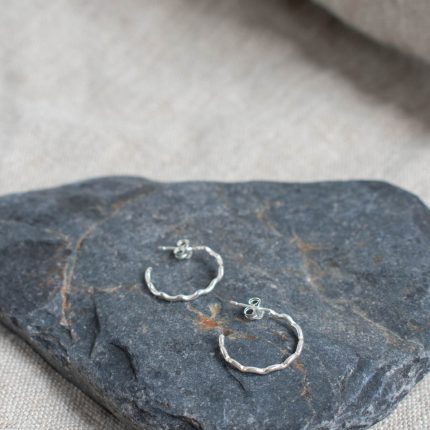 Ripple Hoop Earrings