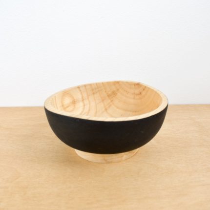 #357 Small Ash Rice Bowl in Charcoal - Image 2