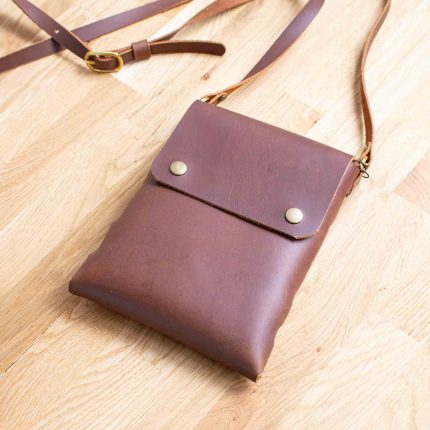 Leather Cross Body Bag - Image 4