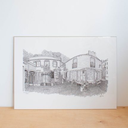 The Old Brewery Yard, Falmouth Print - Image 2