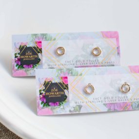 Circle Gold Filled Studs