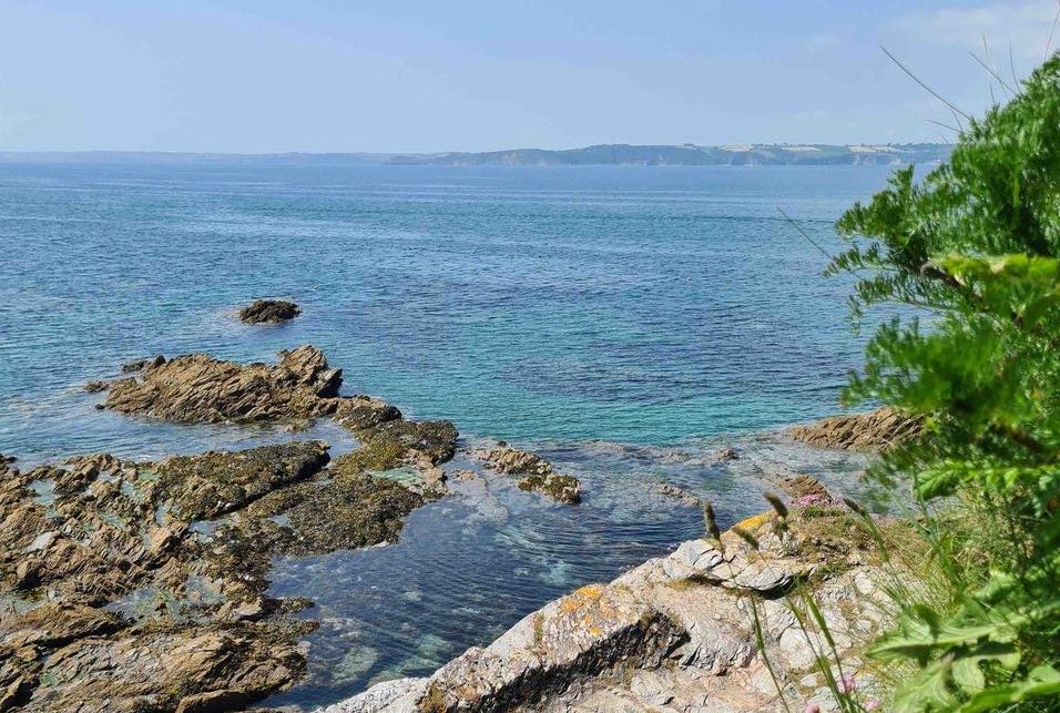 view of the Cornish coastline