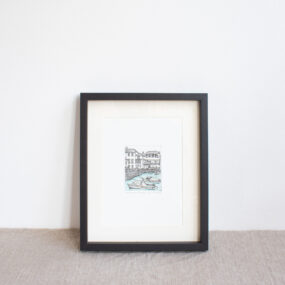 Chain Locker Framed Etching