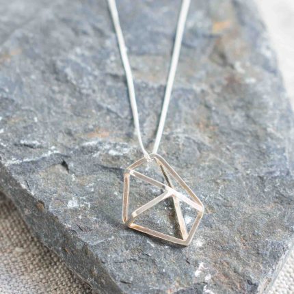 Geo Silver Pendant