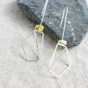 Silver Geometric Earrings