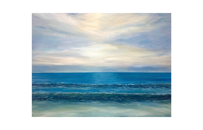 Seascape Painting By Rebecca Van Vestraut