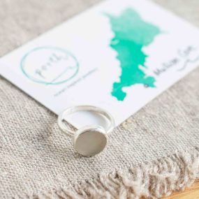 Seaglass Ring (White – Mullion Cove)