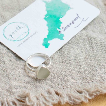 Seaglass Ring (White - Swanpool)