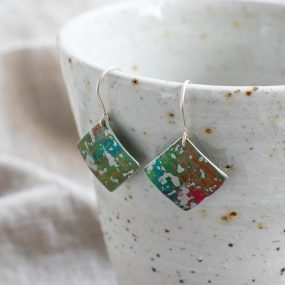 Square Drop Earrings