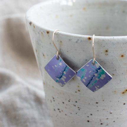 Square Drop Earrings - Image 2