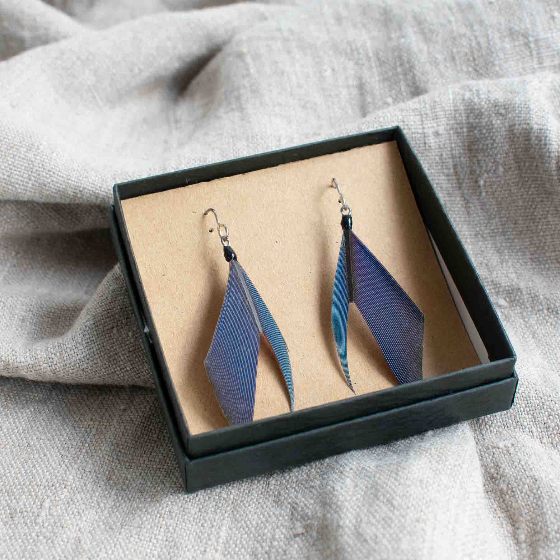 Macaw Chevron Earrings