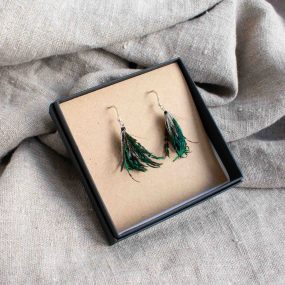 Peacock, Reeves Pheasant And Teal Duck Earrings