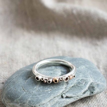 Barnacle Silver & Gold Ring - Image 2