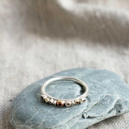 Barnacle Silver & Gold Ring - Image 3