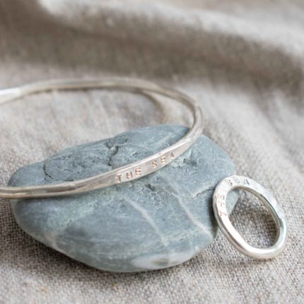 The Sea Silver Bangle - Image 2