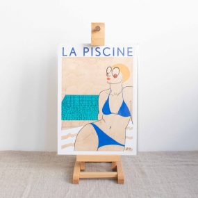 La Piscine A4 Print