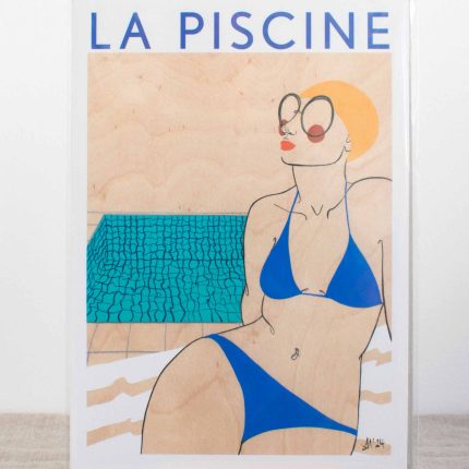 La Piscine A4 Print - Image 2