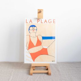 La Plage A4 Print