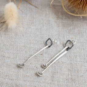 Silver Spoon Earrings