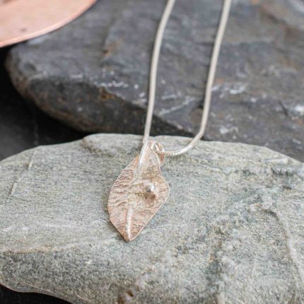 Silver Leaf Pendant - Image 2