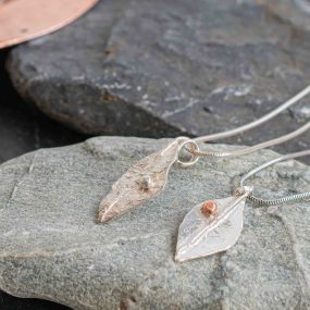 Silver Leaf Pendant