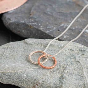 Two Rings Necklace