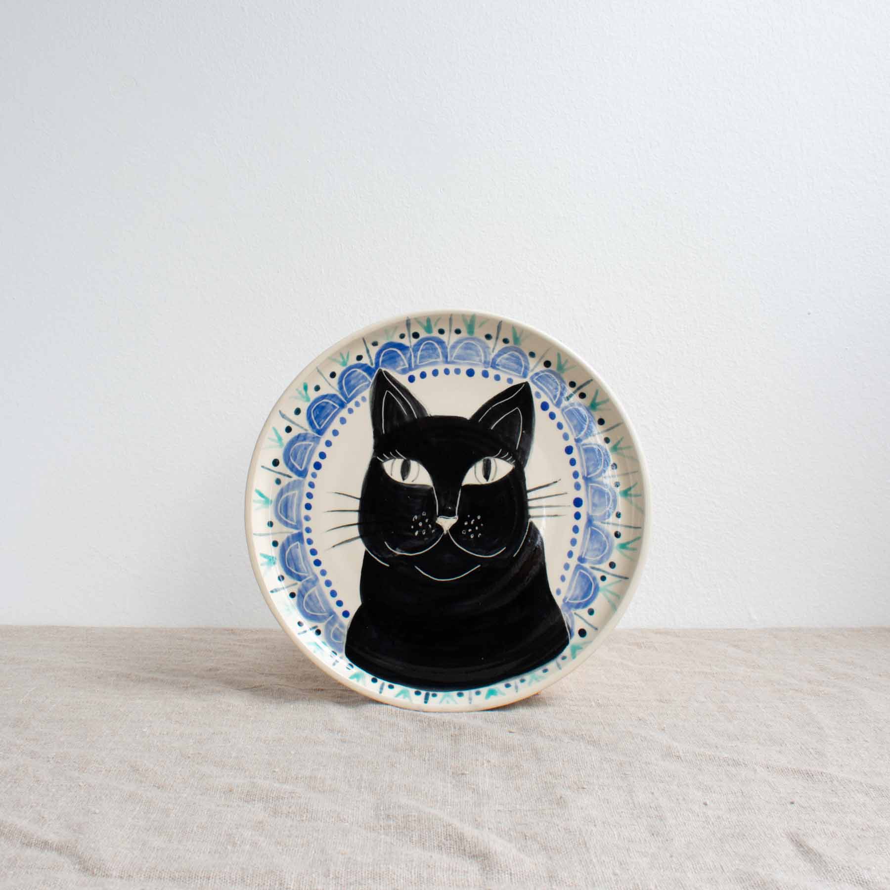 Black Cat Plate - Inspire Makers