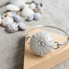 Sea Urchin Hinged Bangle