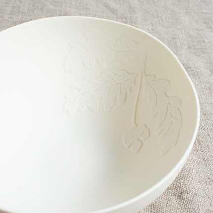 Oak Porcelain Tealight Bowl - Image 3