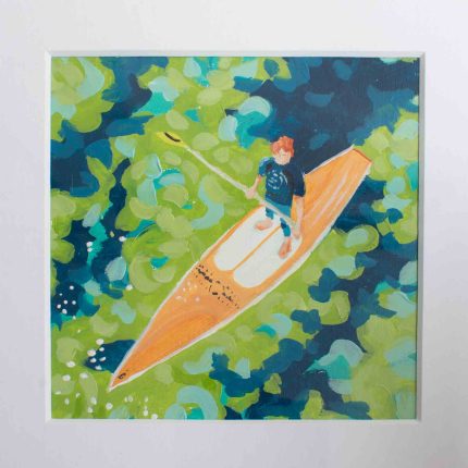 Paddleboarding Original Painting - Image 4