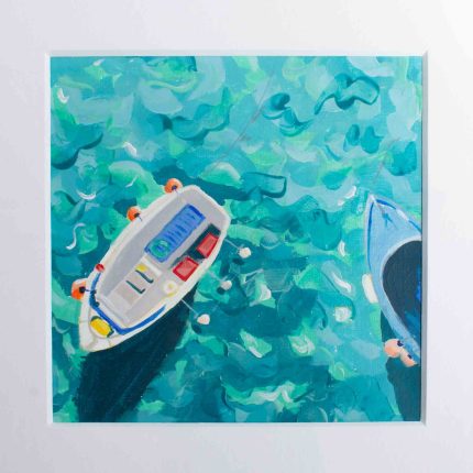 Rowing Boat Original Painting - Image 4