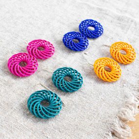 Vortex 3cm Earrings