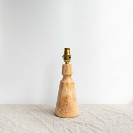 Ash Wooden Lamp Base