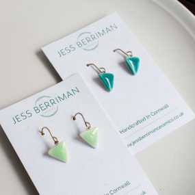 Triangle Drop Earrings