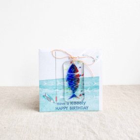 Reeely Happy Birthday – Greeting Card With Glass Keepsake