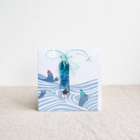 Seal – Greeting Card With Glass Keepsake