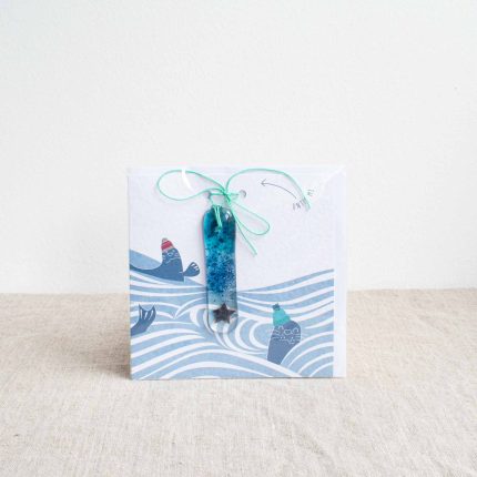 Seal - Greeting Card with Glass Keepsake