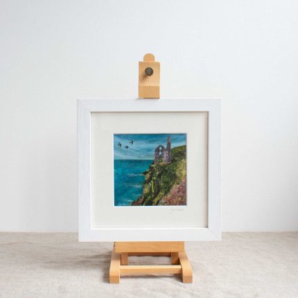 Tin Mine Small Framed Print