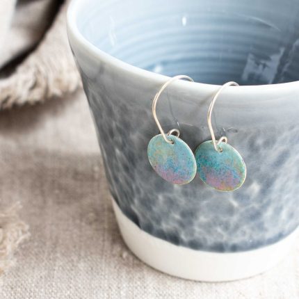 Spring Cliffs Enamel Drop Earrings