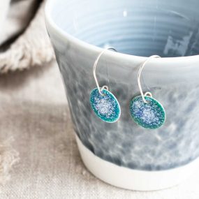 Summer Seas Enamel Drop Earrings