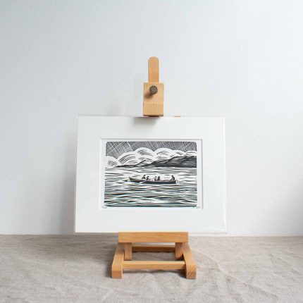 Gig Rowers from Durgan Limited Edition Lino Print