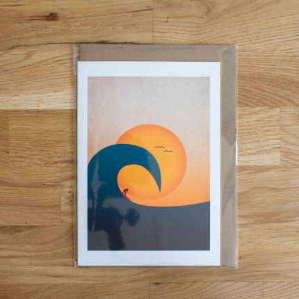 Single Fin Collective Surf Greeting Card - Image 3