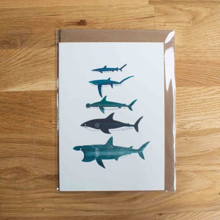 Single Fin Collective Sea Creature Greeting Card - Image 3