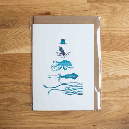 Single Fin Collective Sea Creature Greeting Card - Image 4