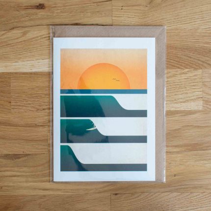 Single Fin Collective Surf Greeting Card - Image 5