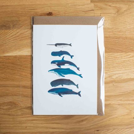 Single Fin Collective Sea Creature Greeting Card - Image 2