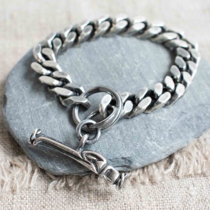 Celtic Bird Bracelet with T-bar Clasp