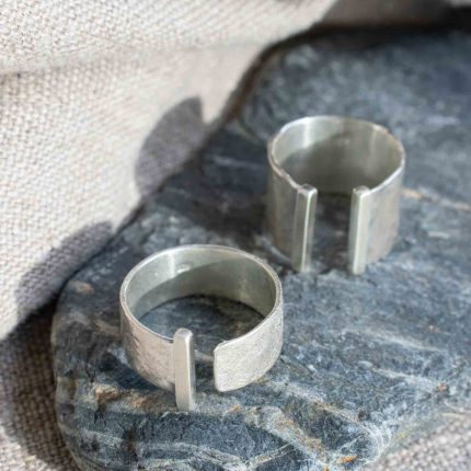 Silver Wide Split Ring